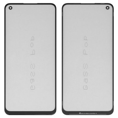Housing Glass G+OCA PRO compatible with Realme 10, 9, with OCA film, black 