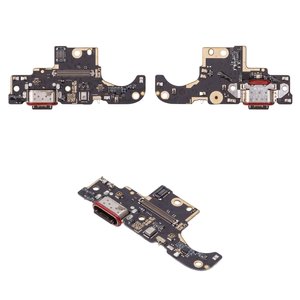 Flat Cable compatible with Motorola Moto G86, Moto G86 Power, charge connector, with components, Original PRC , charging board 