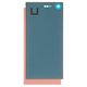 Panel trasero de carcasa puede usarse con Sony G8141 Xperia XZ Premium, G8142 Xperia XZ Premium Dual, rosada