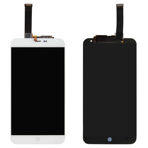 Pantalla LCD puede usarse con Meizu MX4 5.3", blanco, sin marco, Original PRC