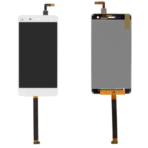Pantalla LCD puede usarse con Xiaomi Mi 4, blanco, sin marco, Original PRC , 2014215