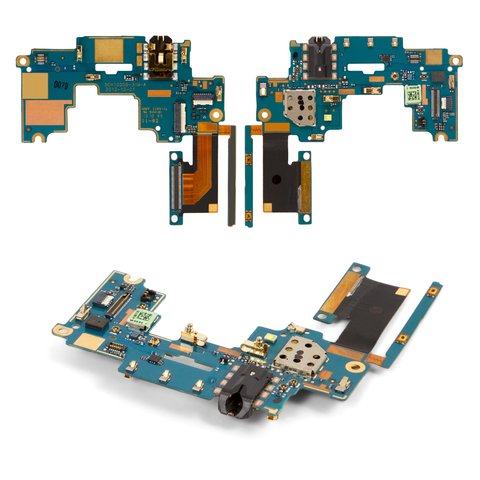 Cable flex puede usarse con HTC One M7 801e, del conector de auriculares, del botón de volumen, de flash, con componentes