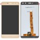 Pantalla LCD puede usarse con Huawei Honor 6 Play, Nova Young, Y6 (2017), dorado, sin marco, Original (PRC), MYA-L11/MYA-L41