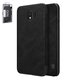 Funda Nillkin Qin leather case puede usarse con Samsung J400 Galaxy J4 (2018), negro, libro, plástico, cuero PU, #6902048158849
