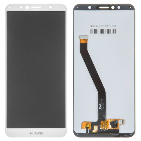 Pantalla LCD puede usarse con Huawei Honor 7A Pro 5,7", Honor 7C 5,7", Y6 2018 , Y6 Prime 2018 , blanco, clase B, sin marco, High Copy, AUM L29 ATU L21 ATU L22