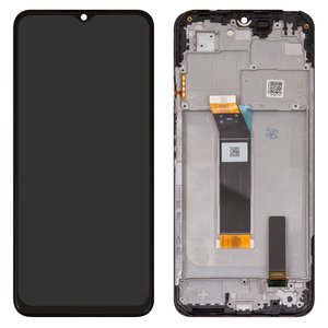 Pantalla LCD puede usarse con Xiaomi Poco M4 5G, Poco M5 4G, Redmi 10 5G, Redmi Note 11E, negro, con marco, Original PRC 