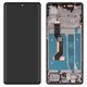 Pantalla LCD puede usarse con Motorola Moto G85, negro, con marco, Original (PRC), XT2427-3