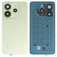 Panel trasero de carcasa puede usarse con Xiaomi Redmi Note 14 4G, verde, con vidrio de cámara, global version, lime green