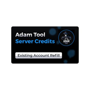 Créditos del servidor Adam Tool recarga de cuenta existente 