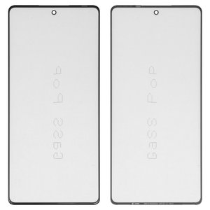 Vidrio de carcasa G+OCA PRO puede usarse con Tecno Pova 6 LI7 , Pova 6 Pro LI9 , con película OCA, negro