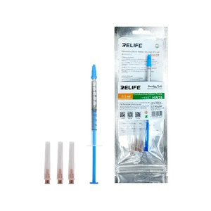 Barniz conductivo RELIFE HW31, 0,5 ml, silver conductive paint