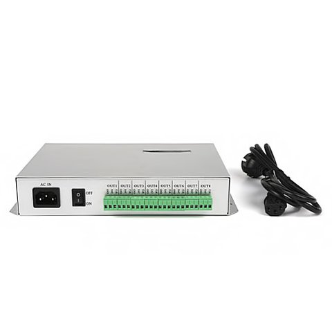 Онлайн LED контролер T 300K з підтримкою DMX 512, WS2811, WS2801, 8 портів, до 8192 пкс 