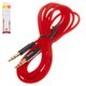 AUX-кабель Baseus M30, TRS 3.5 мм, 150 см, червоний, в нейлоновому обплетенні, #CAM30-C91