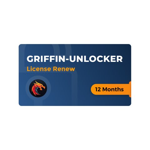 Продление лицензии Griffin Unlocker на 12 месяцев