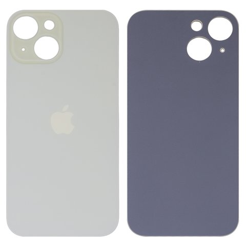 Задня панель корпуса для iPhone 15, жовта, не потрібно знімати скло камери, High Copy, big hole