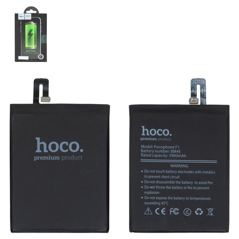 Акумулятор Hoco BM4E для Xiaomi Pocophone F1, Li Polymer, 3,85 B, 4000 мАг, M1805E10A