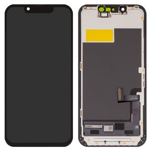 Дисплей для iPhone 13 mini, черный, с рамкой, AAA, TFT , ZY, LTPS HD+