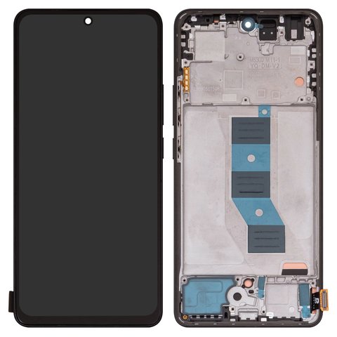 Дисплей для Xiaomi Poco M7 Pro 5G , черный, с рамкой, Сopy, TFT , classic black
