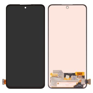 Дисплей для Xiaomi Redmi Note 14 4G, черный, без рамки, Оригинал переклеено стекло , 161.5mm, 24117RN76E, EU version