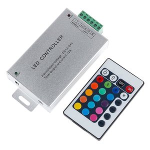 Контроллер с ИК пультом HTL-010 (RGB, 5050, 3528, 144 Вт) Контроллер с ИК пультом HTL-010 (RGB, 5050, 3528, 144 Вт)