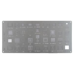 BGA-трафарет A00 для мобильных телефонов HTC, 39 в 1 BGA-трафарет A00 для мобильных телефонов HTC, 39 в 1
