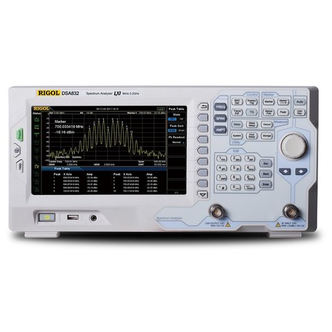 Аналізатор спектру RIGOL DSA832