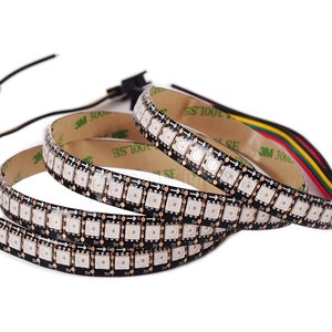 Світлодіодна стрічка RGB SMD5050, WS2813 (чорна, з управлінням, IP65, 5 В, 144 діодів/м, 1 м) Світлодіодна стрічка RGB SMD5050, WS2813 (чорна, з управлінням, IP65, 5 В, 144 діодів/м, 1 м)